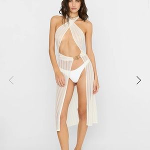 Beach bunny cross front beach cover up - XS/S never worn